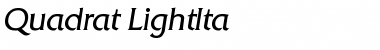 Download Quadrat-LightIta Font Download Quadrat-LightIta Font