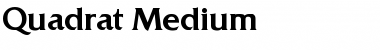Download Quadrat-Medium Font Download Quadrat-Medium Font