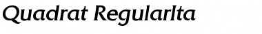 Download Quadrat-RegularIta Font Download Quadrat-RegularIta Font