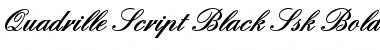 Download Quadrille Script Black Ssk Font Download Quadrille Script Black Ssk Font