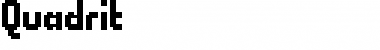 Download Quadrit Font Download Quadrit Font