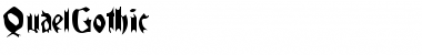 Download QuaelGothic Font Download QuaelGothic Font
