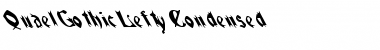 Download QuaelGothicLeftyCondensed Font Download QuaelGothicLeftyCondensed Font