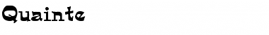 Download Quainte Font Download Quainte Font