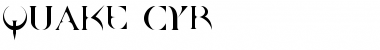 Download Quake Cyr Font Download Quake Cyr Font