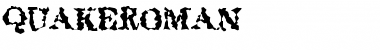 Download QuakeRoman Font Download QuakeRoman Font