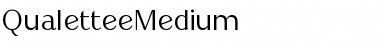 Download QualetteeMedium Font Download QualetteeMedium Font