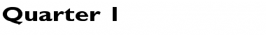 Download Quarter 1 Font Download Quarter 1 Font