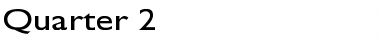 Download Quarter 2 Font Download Quarter 2 Font