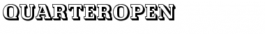 Download QuarterOpen Font Download QuarterOpen Font