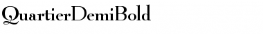 Download QuartierDemiBold Font Download QuartierDemiBold Font