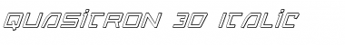 Download Quasitron 3D Italic Font Download Quasitron 3D Italic Font