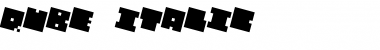 Download QUBE Font Download QUBE Font