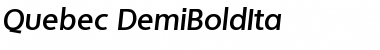 Download Quebec-DemiBoldIta Font Download Quebec-DemiBoldIta Font