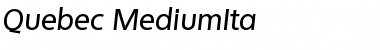 Download Quebec-MediumIta Font Download Quebec-MediumIta Font