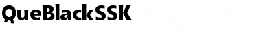 Download QueBlackSSK Font Download QueBlackSSK Font