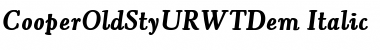 Download CooperOldStyURWTDem Font Download CooperOldStyURWTDem Font