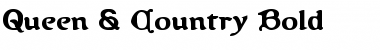 Download Queen & Country Bold Font Download Queen & Country Bold Font
