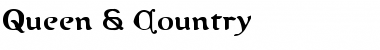 Download Queen & Country Font Download Queen & Country Font
