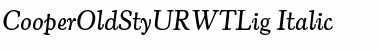 Download CooperOldStyURWTLig Font Download CooperOldStyURWTLig Font