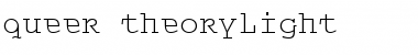 Download Queer TheoryLight Font Download Queer TheoryLight Font