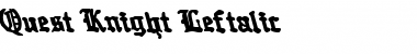 Download Quest Knight Leftalic Font Download Quest Knight Leftalic Font