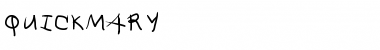 Download QuickMary Font Download QuickMary Font