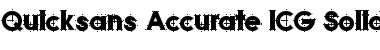 Download Quicksans Accurate ICG Solid Font Download Quicksans Accurate ICG Solid Font