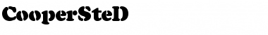 Download CooperSteD Font Download CooperSteD Font
