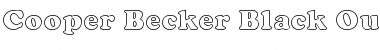 Download Cooper Becker Black Outline Font Download Cooper Becker Black Outline Font