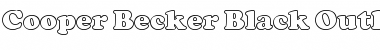 Download Cooper Becker Black Outline P Font Download Cooper Becker Black Outline P Font