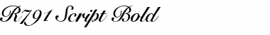 Download R791-Script Font Download R791-Script Font