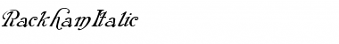 Download RackhamItalic Font Download RackhamItalic Font
