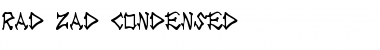 Download Rad Zad Condensed Font Download Rad Zad Condensed Font