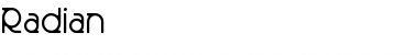 Download Radian Font Download Radian Font