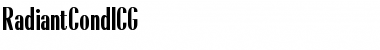 Download RadiantCondICG Font Download RadiantCondICG Font