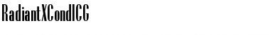 Download RadiantXCondICG Font Download RadiantXCondICG Font