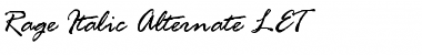 Download Rage Italic Alternate LET Font Download Rage Italic Alternate LET Font