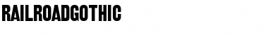 Download RailroadGothic Font Download RailroadGothic Font