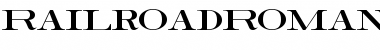 Download RailroadRoman Font Download RailroadRoman Font