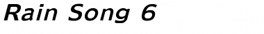 Download Rain Song 6 Font Download Rain Song 6 Font
