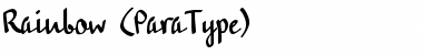 Download Rainbow (ParaType) Font Download Rainbow (ParaType) Font