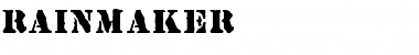 Download Rainmaker Font Download Rainmaker Font