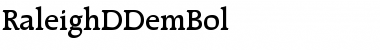Download RaleighDDemBol Font Download RaleighDDemBol Font