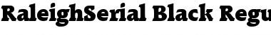 Download RaleighSerial-Black Font Download RaleighSerial-Black Font