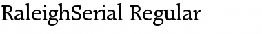 Download RaleighSerial Font Download RaleighSerial Font
