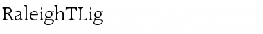 Download RaleighTLig Font Download RaleighTLig Font