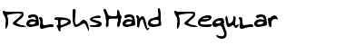 Download RalphsHand Font Download RalphsHand Font