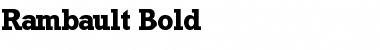 Download Rambault Font Download Rambault Font