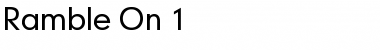 Download Ramble On 1 Font Download Ramble On 1 Font